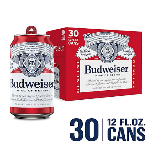 Budweiser 30pk can